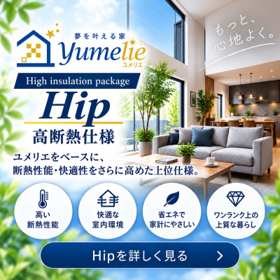 補助金も対応する!高断熱専用パッケージ Hipの詳細へ