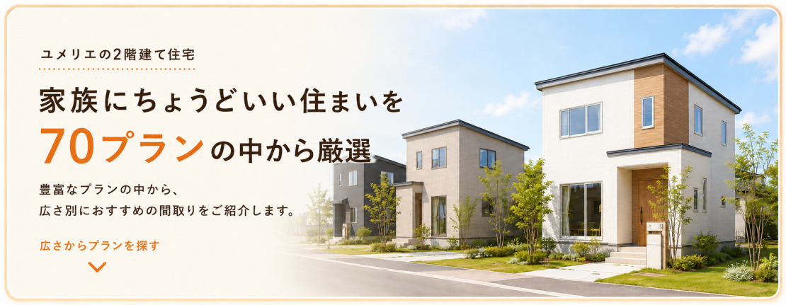 2階建てプランの一部をご紹介します。